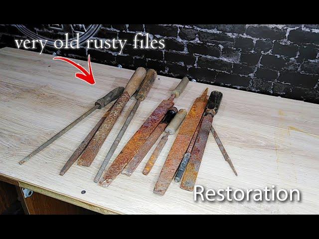 Restoration of very old rusty files