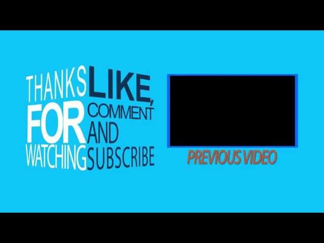 Free Outro Template - After Effects