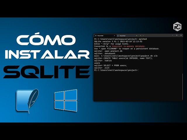 Descargar e Instalar SQLite3  Windows 11