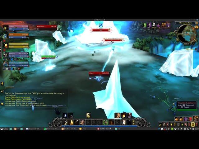 Gameplay on Linux: World of Warcraft on Mint 20