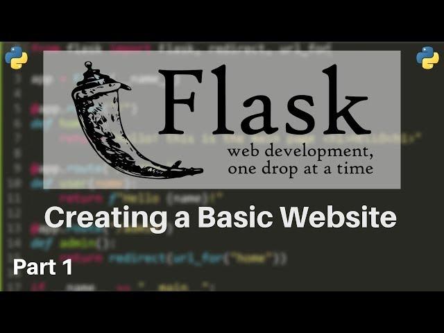 Flask Tutorial #1 - How to Make Websites with Python