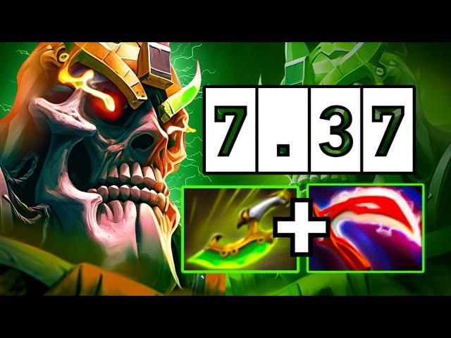 Insane Burst Damage Wraith King Swift Blink + Desolator One Shot 33Kills Dota 2