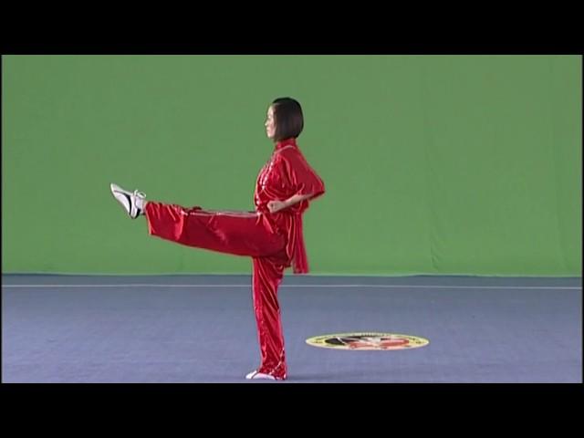 Wushu footwork and wushu leg techniques