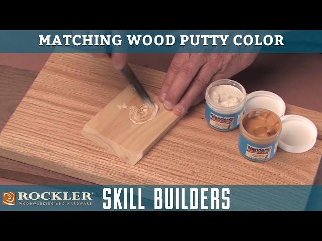 Matching Wood Putty Color | Rockler Skill Builders