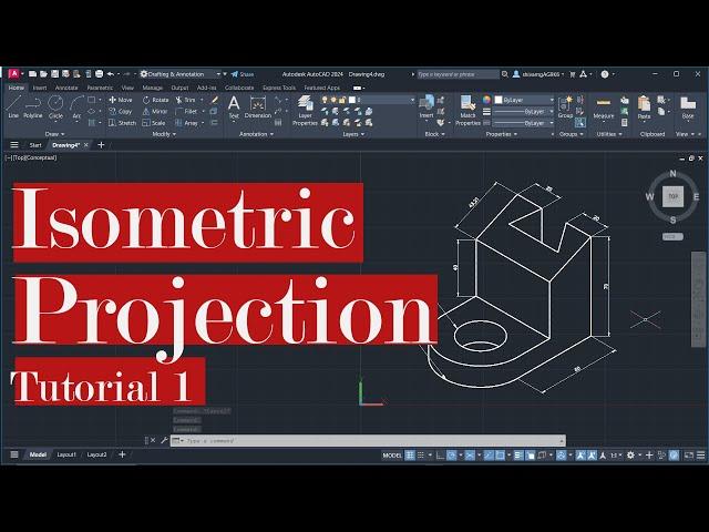 Isometric Projection in AutoCAD