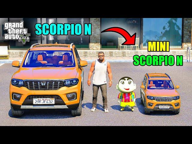 Franklin Mahindra Scorpio N VS Shinchan Mahindra Scorpio N in GTA 5 || JNK GAMER