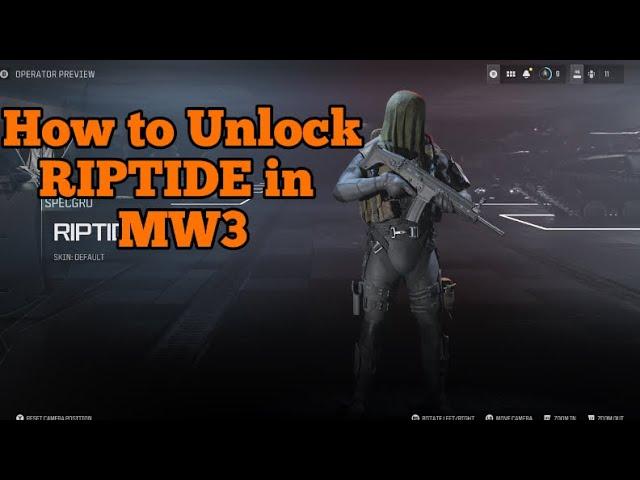 How to Unlock RipTide in MW3