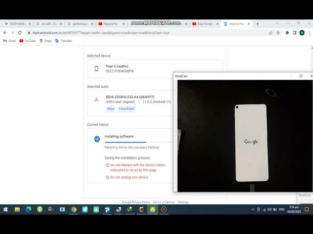 GOOGLE PIXEL 5 FLASHING FASTBOOT FIX LOGO HANG FIX