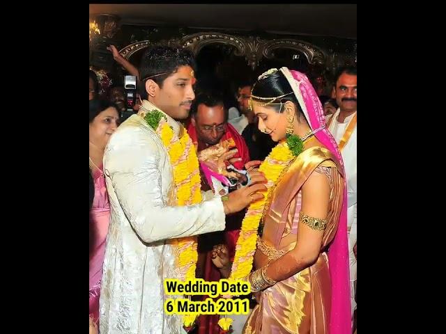 Allu Arjun  Sneha Reddy marriage pics ️ #shorts #youtubeshorts