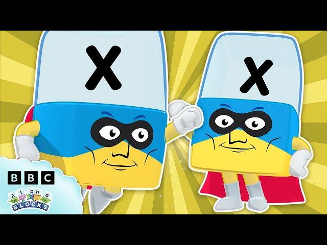  Alphablock X Saves the Day ️ | Happy Father's Day | Learn to Spell | @officialalphablocks