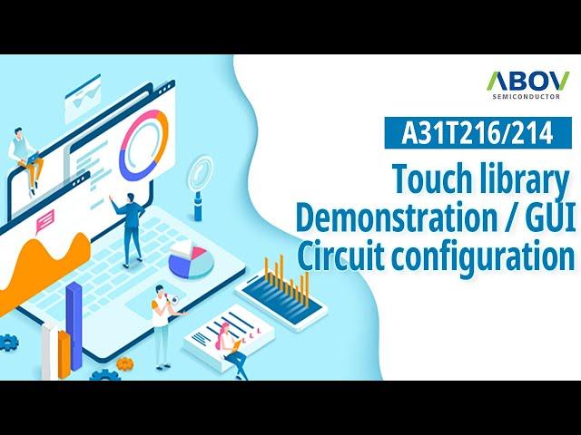 ABOV Touch Solution Video  (Touch library, Demonstration / GUI, Circuit configuration)