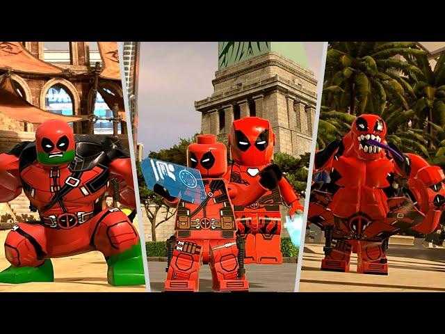 Top 5 Deadpool Transformation in LEGO Video Game