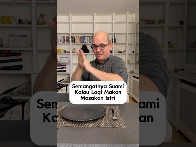 Semangatnya Suami Kalau Lagi Makan Masakan Istri #mixedmarriage #makanan #bule #funny #shorts