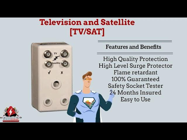 Africa Surge TV/SAT Surge Protector