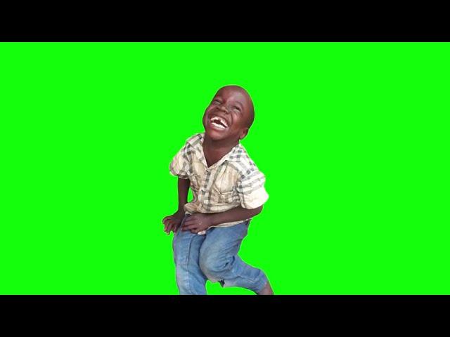 Green Screen African Boy Crying Then Laughing Meme