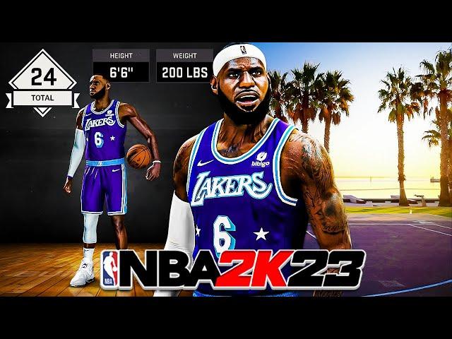 The NBA 2K23 MYPLAYER BUILDER..