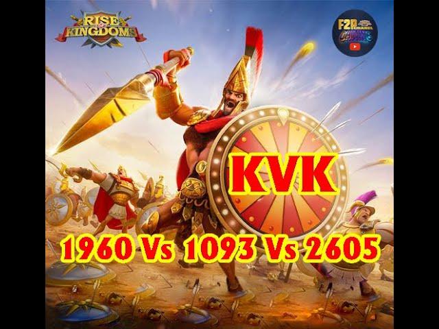 WAR STARTS NOW | KVK 1960 Vs 1093 Vs 2605 #C12112 #f2pgaming #games #game #rok #riseofkingdoms