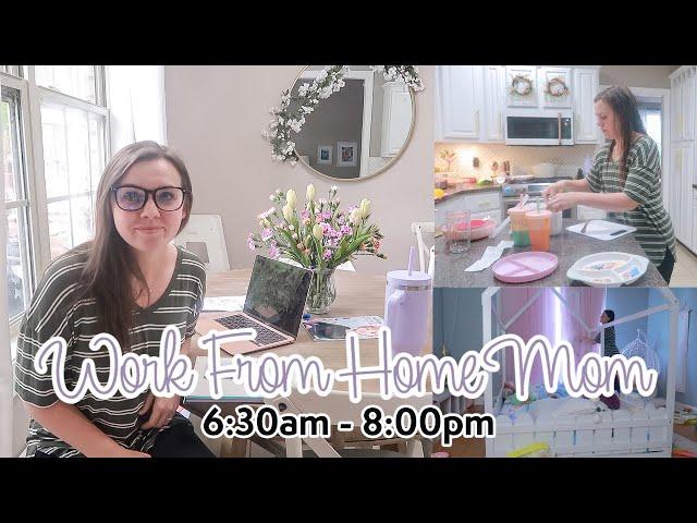 Work From Home Mom Vlog | Day In The Life of a Mom