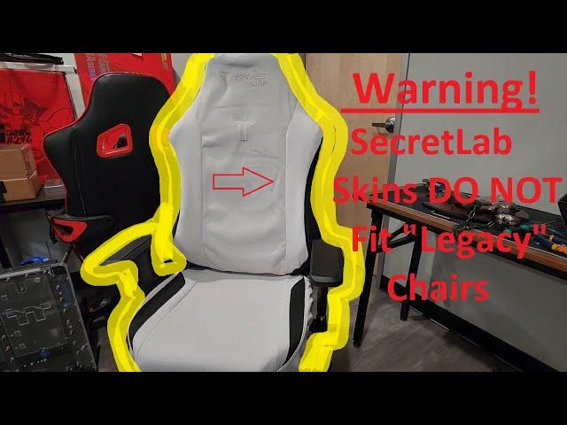 Trying Secretlab Chair Skin on Titan 2017