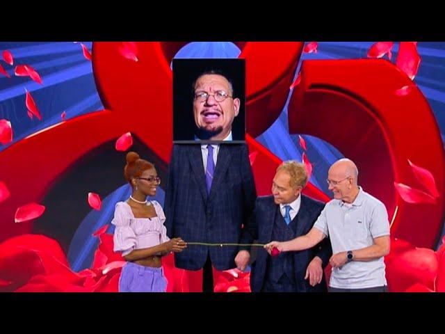 Penn works remotely (Penn and Teller Fool Us S10 E10)