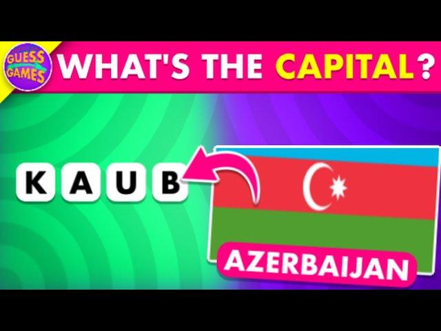  Azerbaijan Edition: Order the Letters and Find the Capital! #quiz #capital