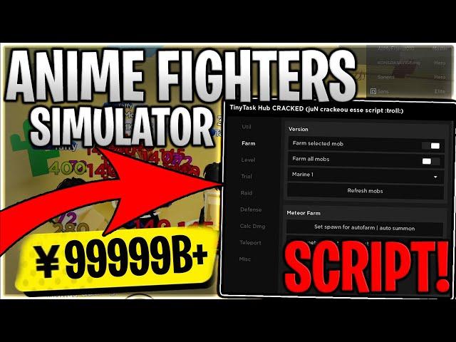 [INSANE EVENT] Anime Fighters Simulator Script Hack Auto Farm, Infinite Yen - Roblox Pastebin 2022