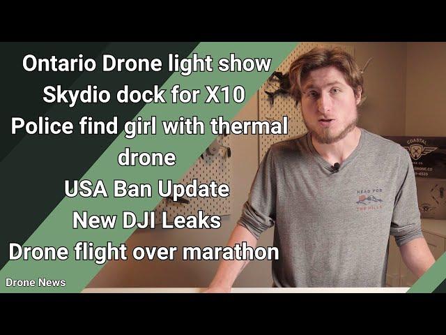 Skydio dock for X10, Girl found with thermal drone, USA Ban update, Possible Mavic 4? Drone News EP3