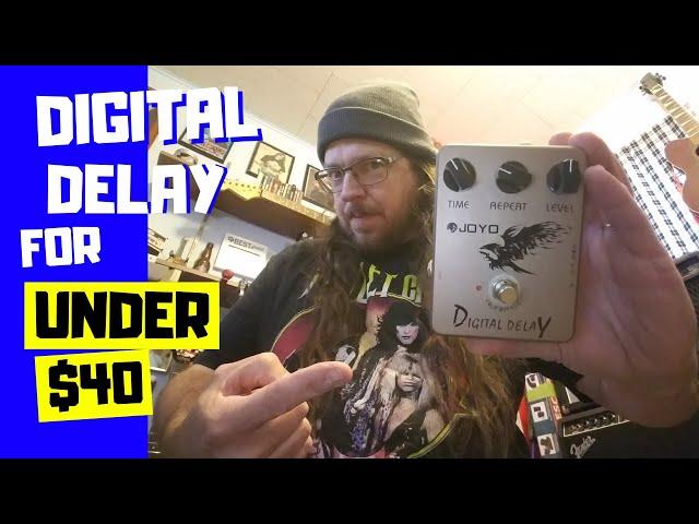 Joyo JF 08 Digital Delay Unboxing and Demo