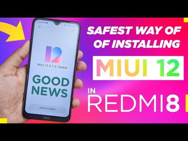 Redmi 8 - Install MIUI 12 Now | Easiest Method | Transit Tech