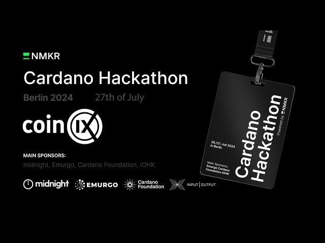 Cardano Hackathon in Berlin 2024