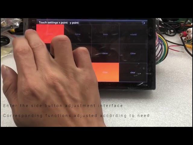 ANKEWAY Car Radio Side Button Adjustment