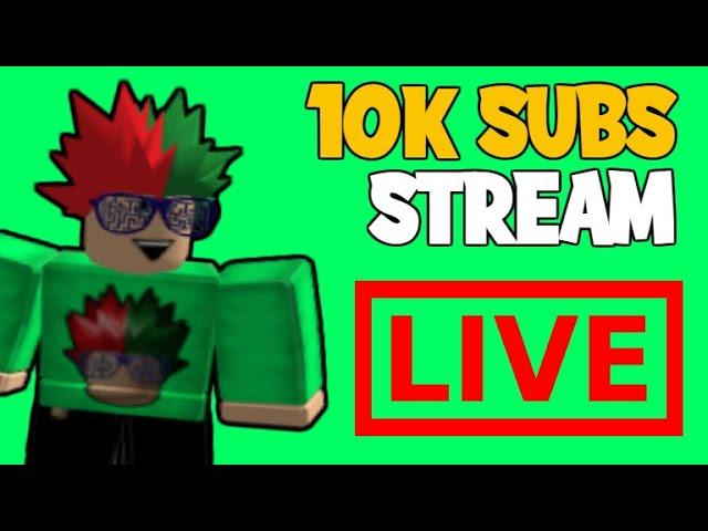FULL LIVE STREAM | Bloxy Village 10k subs special stream! (ROBLOX)