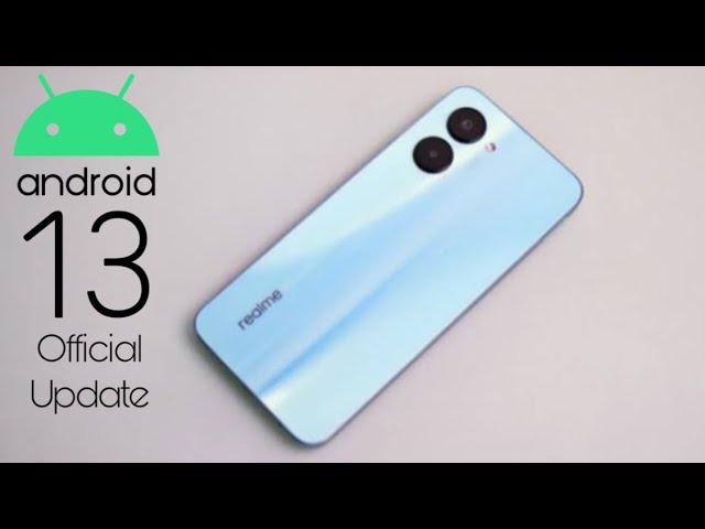 Realme C33 Android 13 Realme UI 4.0 Official Update