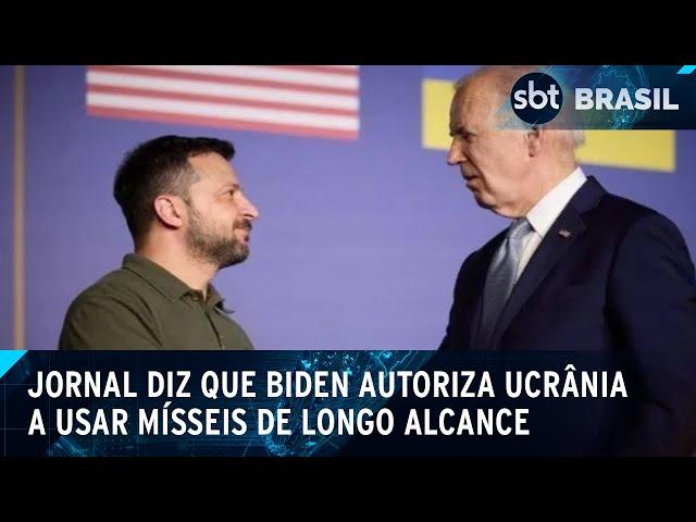 Biden autoriza Ucrânia a usar mísseis americanos de contra a Rússia | SBT Brasil (18/11/24)