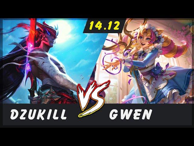 Dzukill - Yone vs Gwen TOP Patch 14.12 - Yone Gameplay
