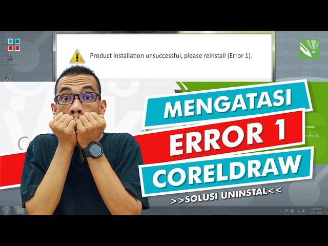 SOLUSI !!! Mengatasi ERROR 1 CorelDRAW