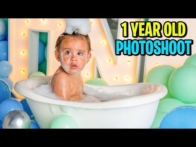 Baby Milan's 1 YEAR OLD PHOTOSHOOT! (So Adorable) | The Royalty Family