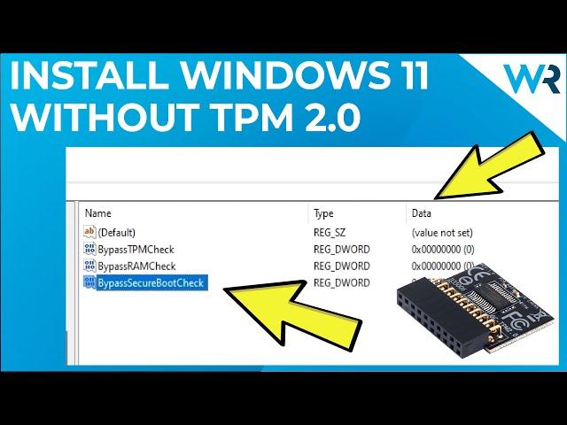 How to install Windows 11 without TPM [TPM 2.0 Bypass]