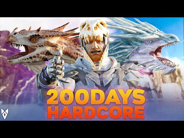 I Spent 200 Days In Hardcore Ark: Valguero!!