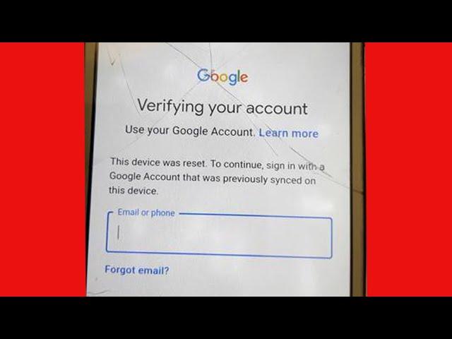 Verify your account with your google account bypass Verification all SAMSUNG phones 2020