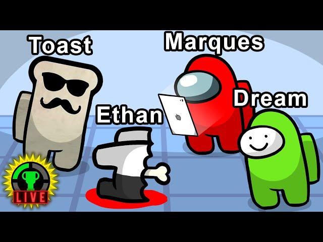 Highest IQ Among Us Game EVER! w/ Dream, Disguised Toast & more! (Game Theory $1,000,000 Challenge)