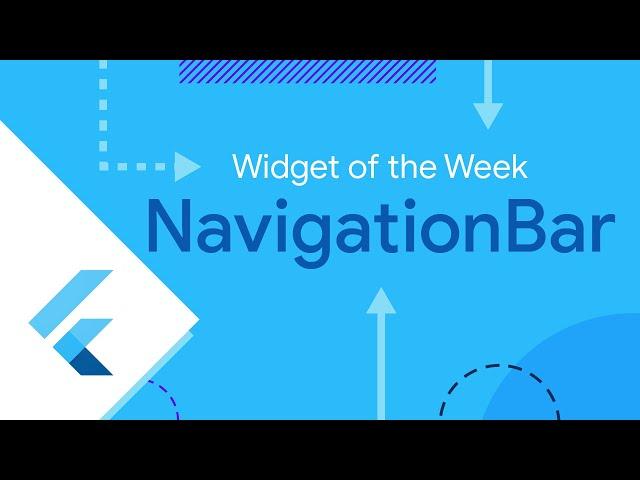 NavigationBar (Widget of the Week)