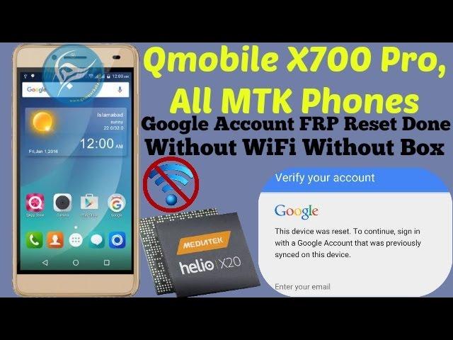 How To Google Account Bypass Qmobile X700 Pro FRP Reset Done