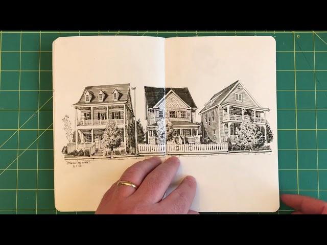 2016-17 Sketchbook flip through