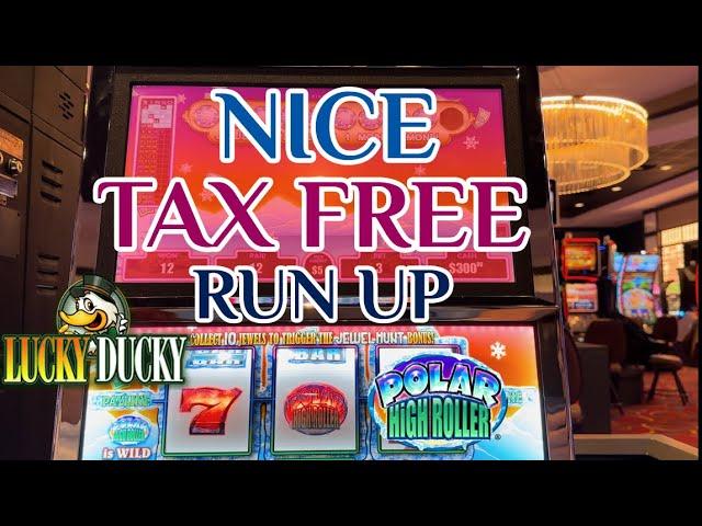  VGT MAX BET POLAR HIGH ROLLER, LUCKY DUCKY JEWEL HUNT #winstar #vgtslots #redscreen #handpay