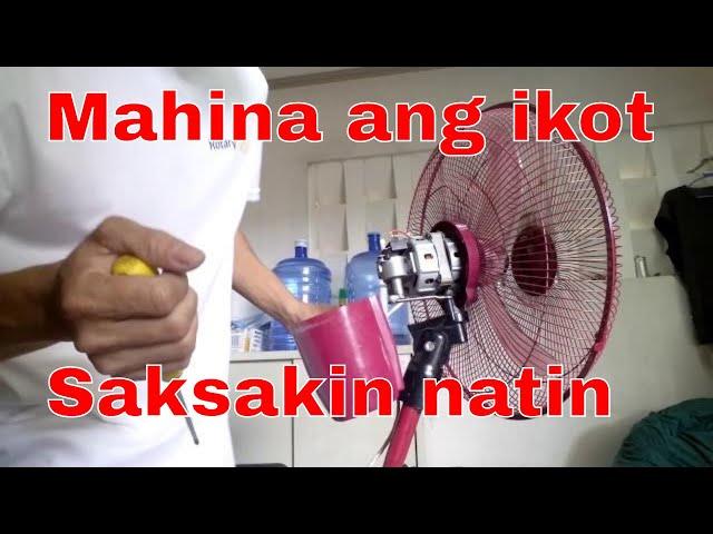 Slow turning speed Electric Fan repair and restoration