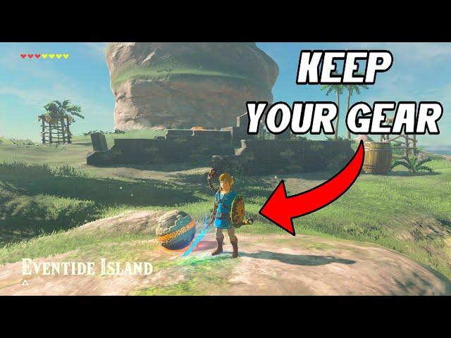 How to KEEP Your Stuff on Eventide Island in Breath of the Wild (New Glitch!)