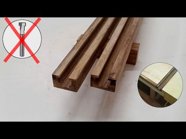 Homemade simple t-track / How to make a low budget T-track.