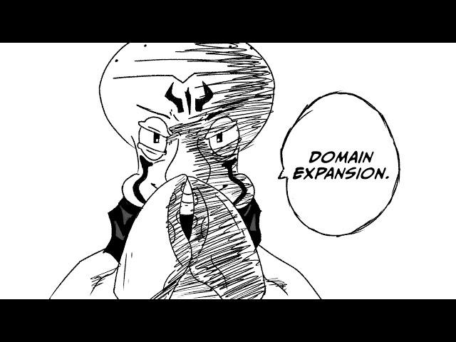 Squidward's Domain Expansion | Animation |