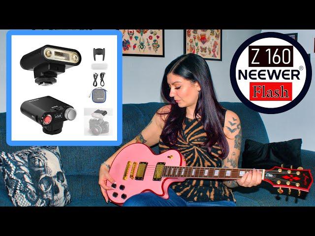 Review NEEWER Z160 | Camera Flash | Auto & Manual Nikon D300 Tattoo Model Photography Class 453